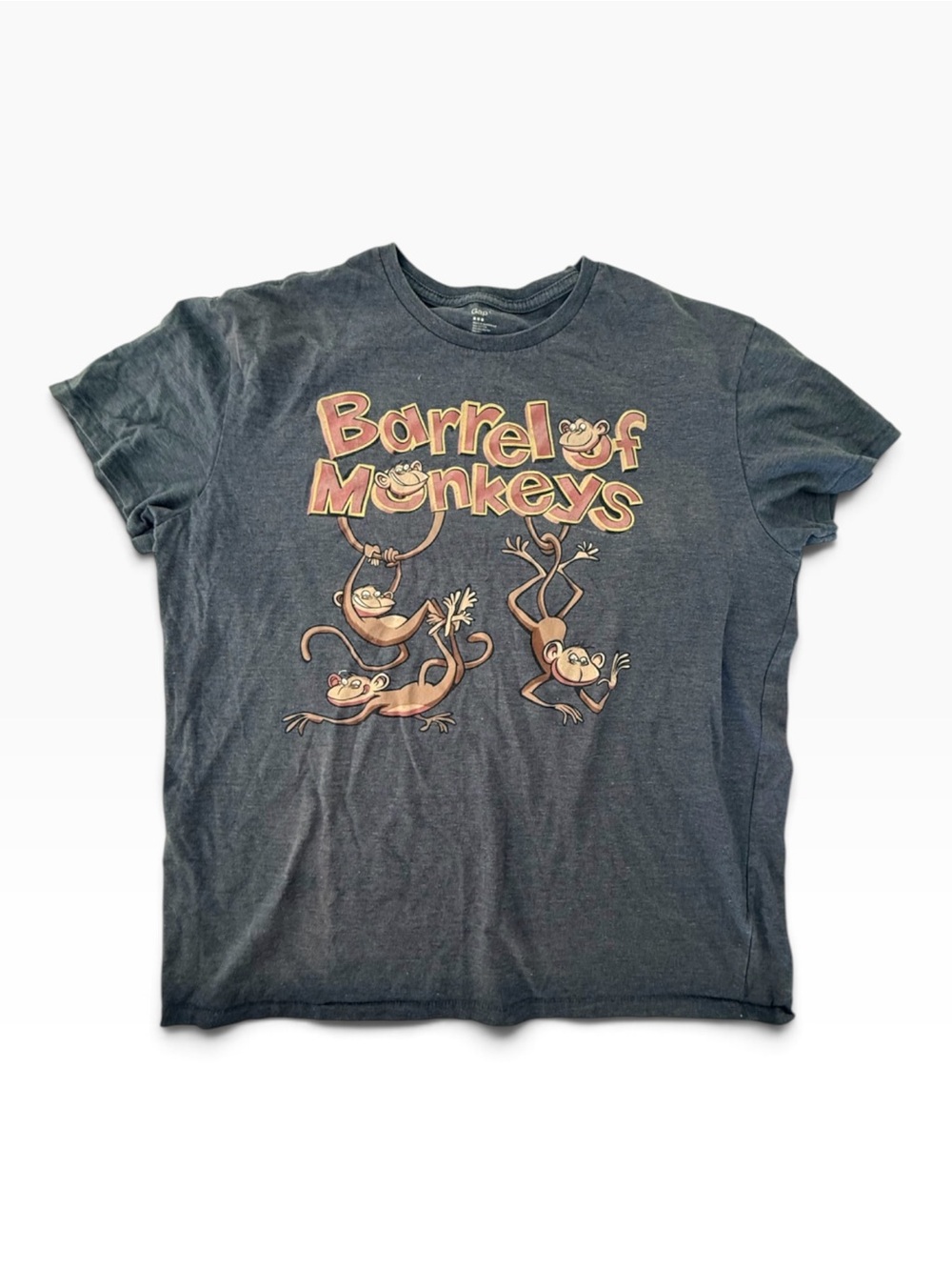 Gap Barrel of Monkeys Graphic Tee - blue size s